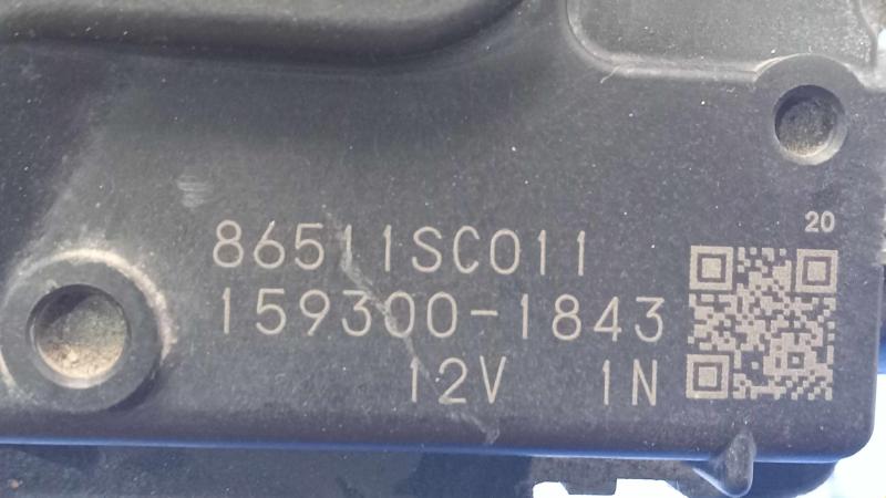 2011 Subaru Forester Wiper Motor Front