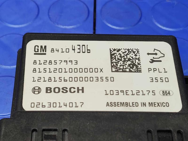2019 Chevrolet Bolt Chassis Brain Box