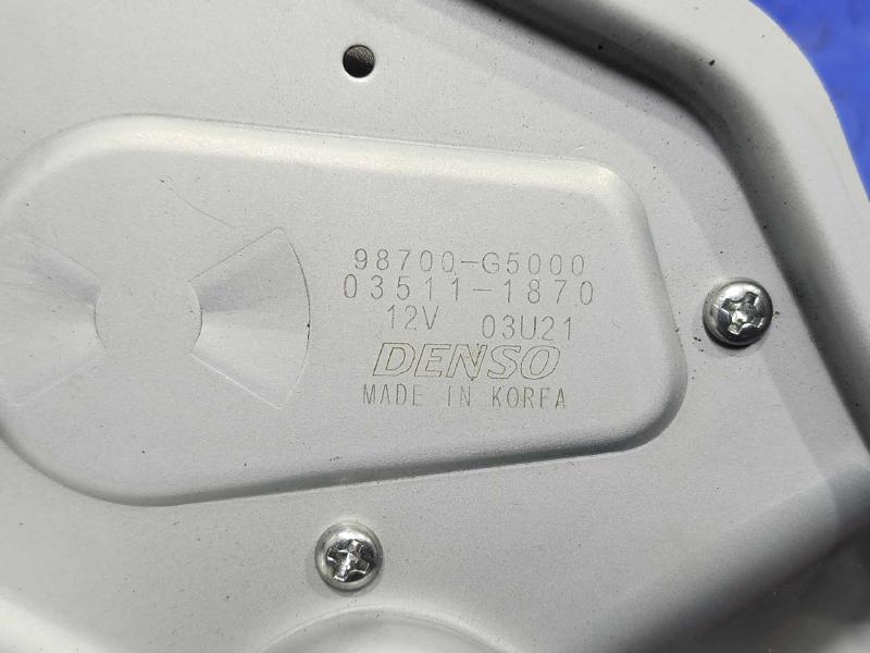 2017 Kia Niro Wiper Motor Rear