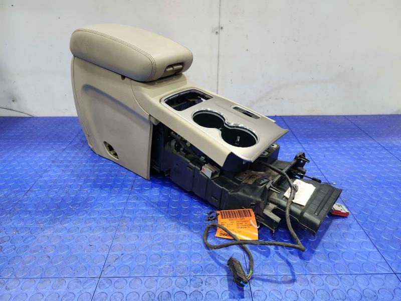 2014-2017 Jeep Grand Cherokee Center Floor Console Assembly Tan Leather OEM