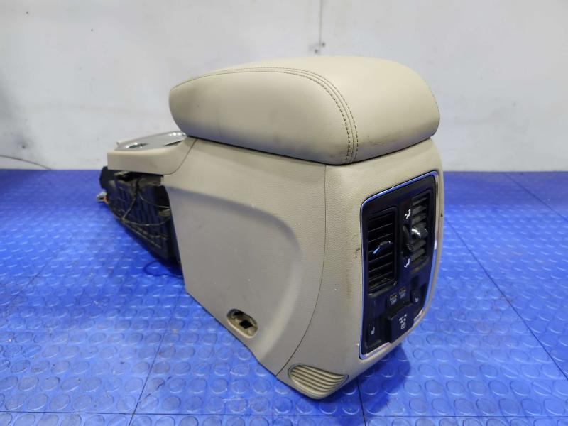 2014-2017 Jeep Grand Cherokee Center Floor Console Assembly Tan Leather OEM
