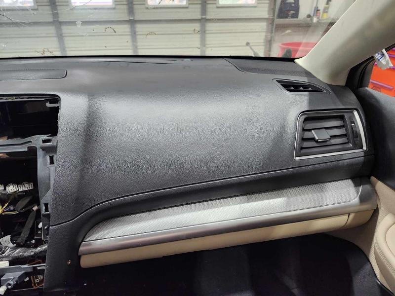 2015 Subaru Legacy Outback Dashboard Panel Dash Pad Black / Tan OEM 66040AL00A