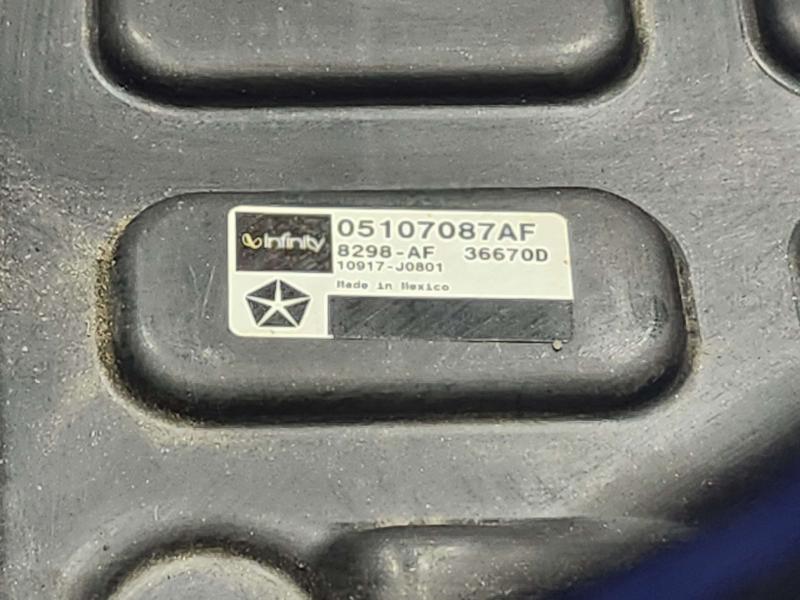 2008-2020 Dodge Grand Caravan Radio Subwoofer Speaker Assembly OEM 5107087AF