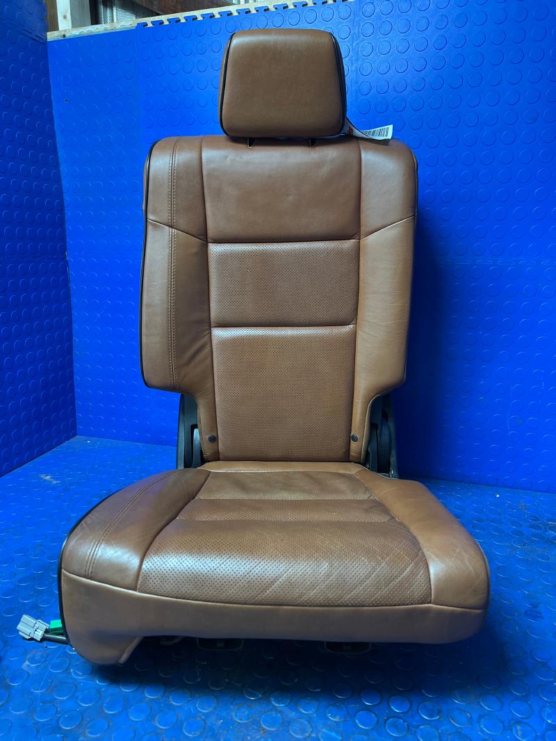 2013 Jeep Grand Cherokee Overland Rear Seat Assembly Brown Leather RH Passenger Side OEM