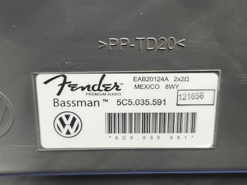 2012-2019 Volkswagen Beetle Fender Radio Subwoofer Assembly OEM 5C5035591