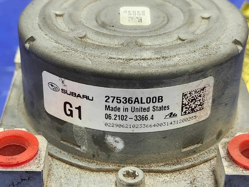 2015 Subaru Legacy Outback ABS Anti Lock Brake Pump Modulator Assembly OEM 27596AL00B