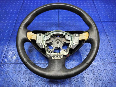 2013-2017 Nissan Leaf Steering Wheel Black Leather Genuine OEM 484303NF1B