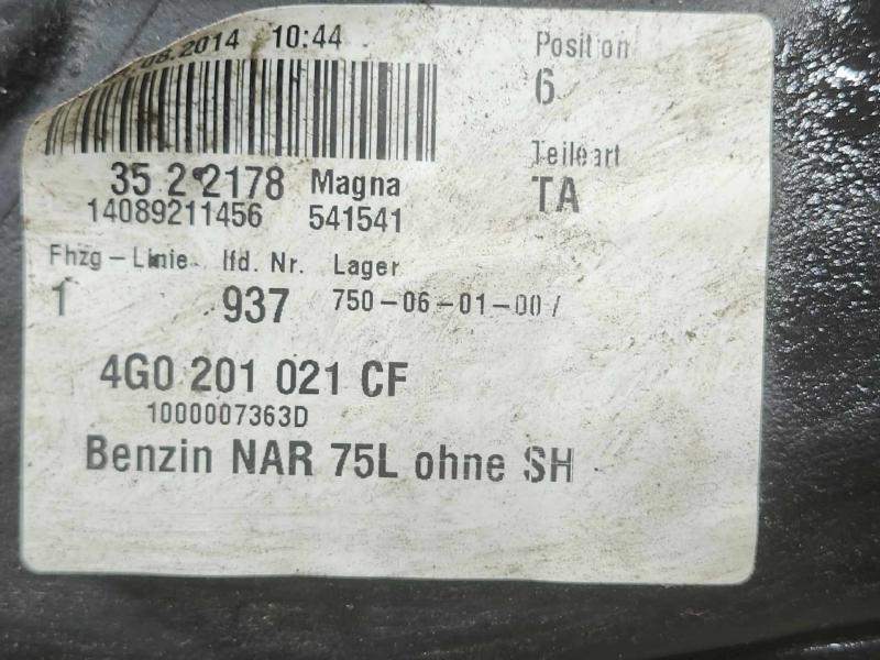 2015 Audi A6 Fuel Tank Assembly