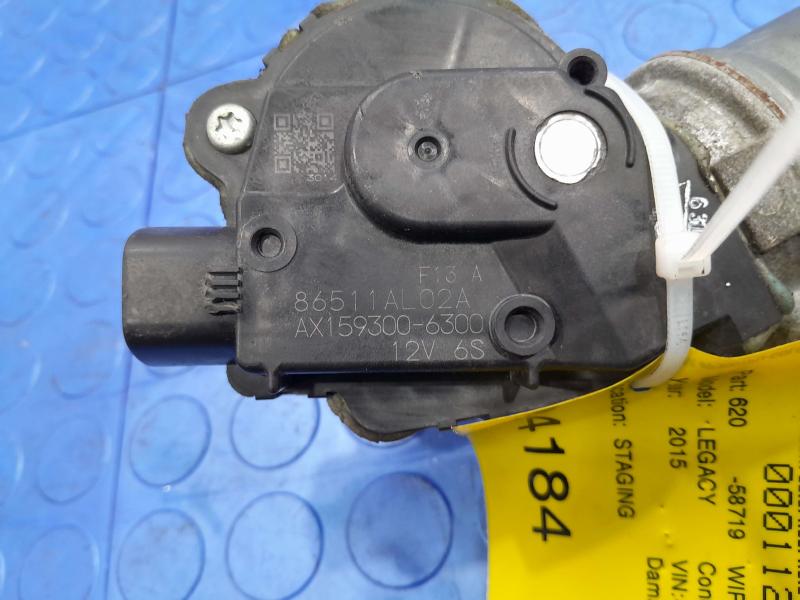 2015-2019 Subaru Outback Legacy Front Windshield Wiper Motor OEM 86511AL02A