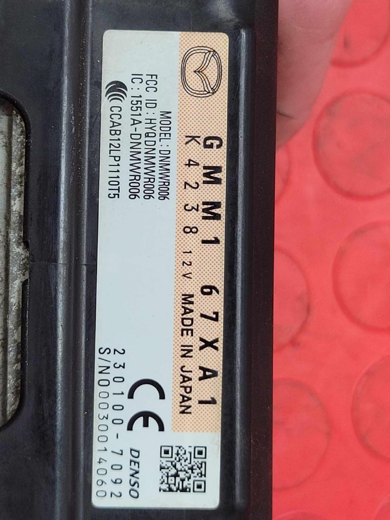 2016-2017 Mazda 6 Adaptive Cruise Radar Sensor Unit Genuine OEM GMM167XA1