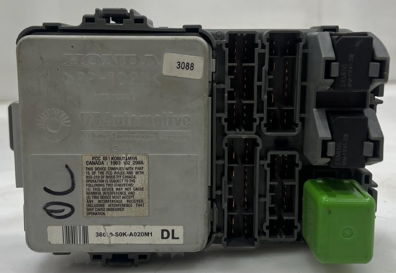 2001 Acura TL Chassis Brain Box