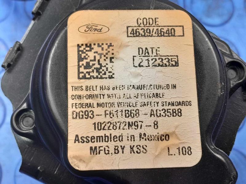 2013 Ford Fusion Rear Seat Belt