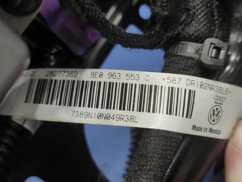 2012 Audi TT Seat Track