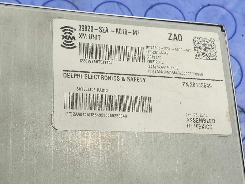 2009-2011 Honda Pilot Satellite Radio Receiver Tuner Module OEM 39820SZAA01