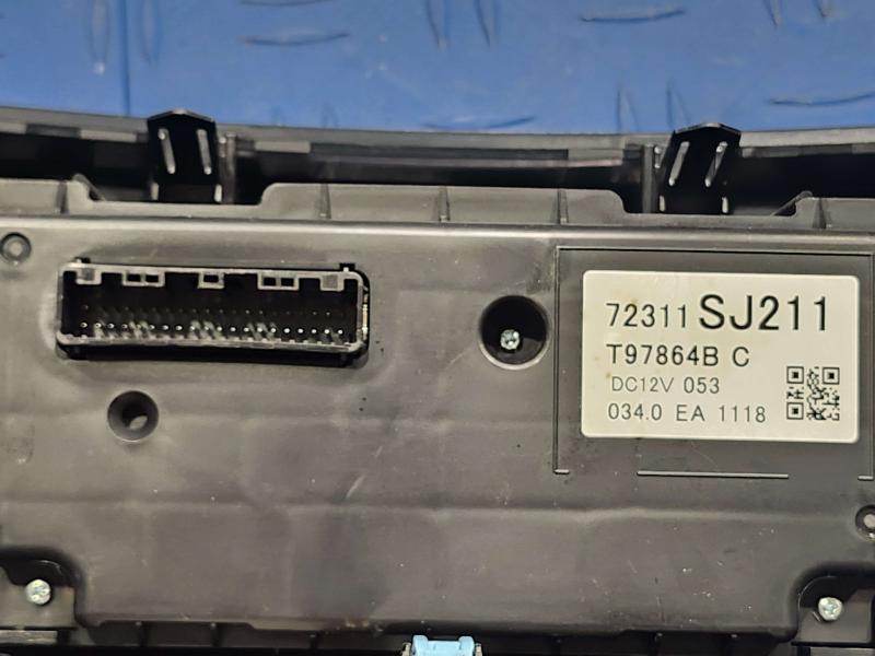 2020 Subaru Forester Heater A/C Control