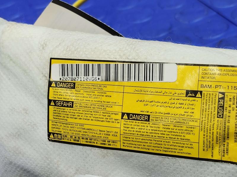 2011 Toyota Camry Air Bag