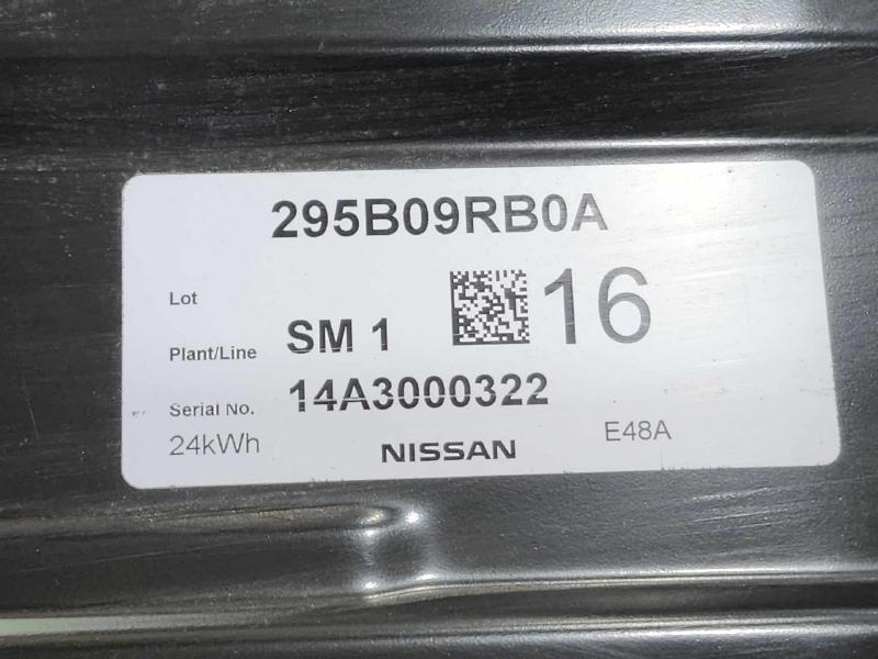 2015 Nissan Leaf Lithium-Ion Battery Pack Assembly 24kwh 48K OEM 295B09RB0A