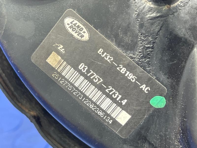 2012 Land Rover Evoque Power Brake Booster
