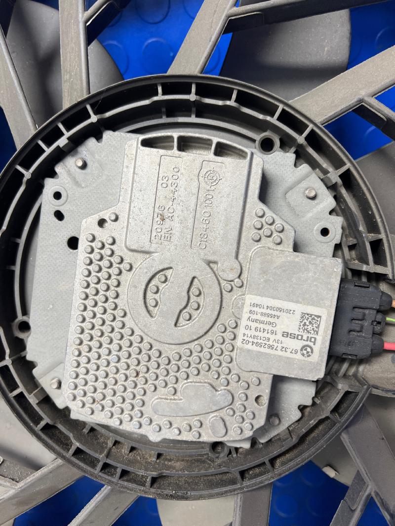 2013 BMW X3 Electric Cooling Motor