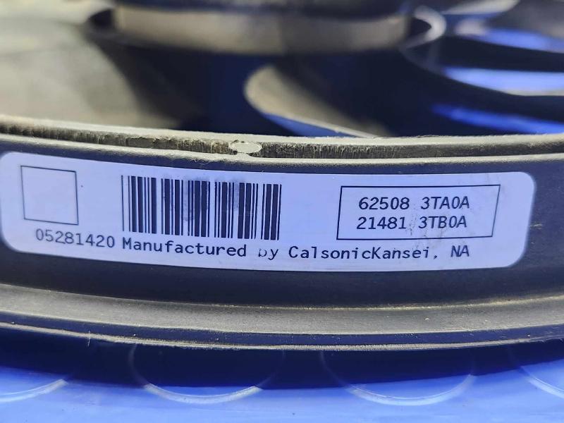 2015 Nissan Altima Electric Cooling Motor