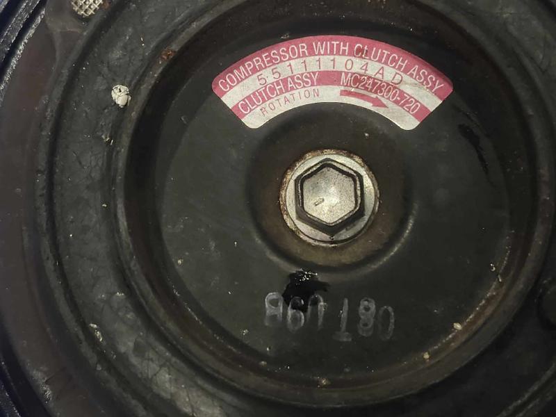 2017 Dodge Grand Caravan A/C Air Compressor