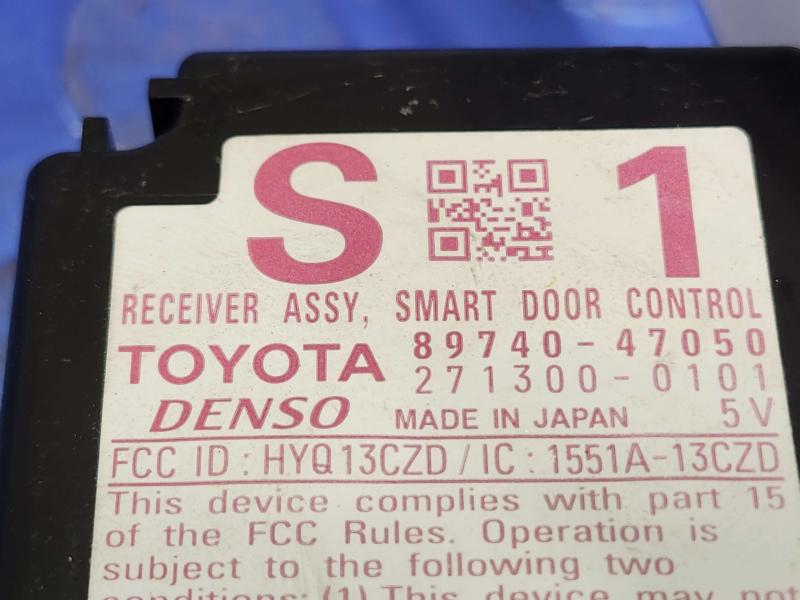 2013 Toyota Prius Chassis Brain Box