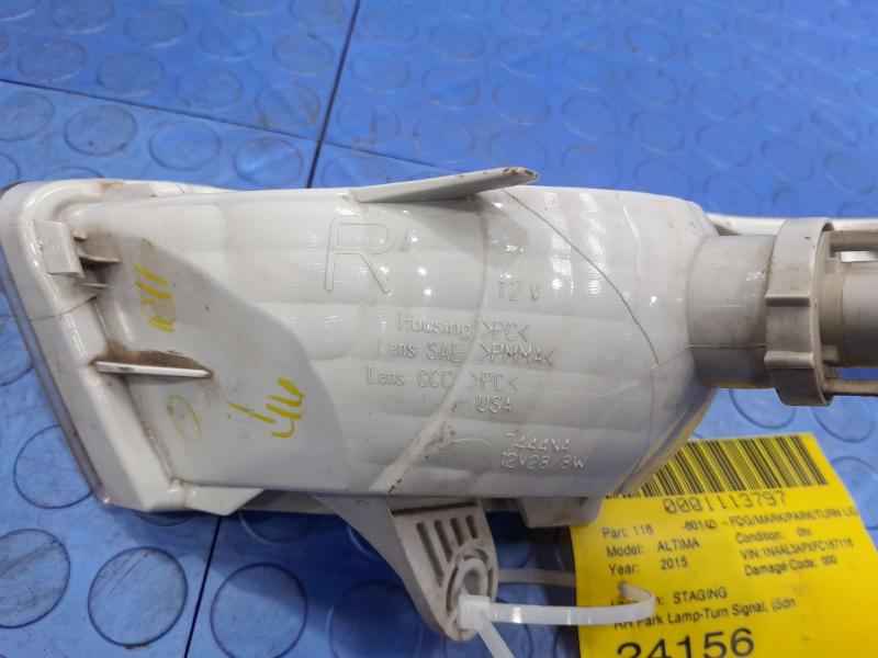2015 Nissan Altima Fog/Mark/Park/Turn Light/Lamp