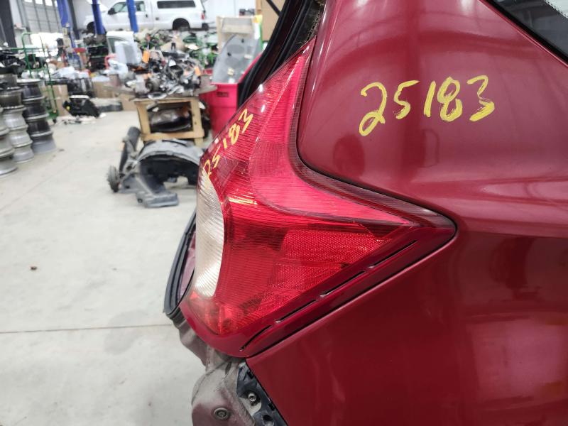 2014 Nissan Versa Tail Light Assembly
