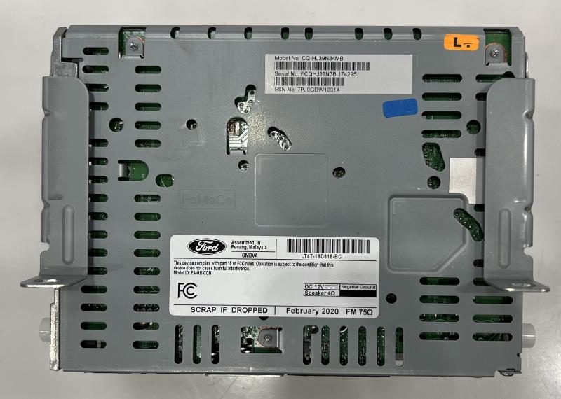 2020 Ford Edge Radio Receiver Assembly AM FM MP3 Satellite OEM LT4T-18D818-BC