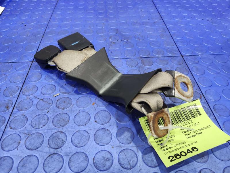 2008 Ford F-250 Super Duty Rear Seat Belt