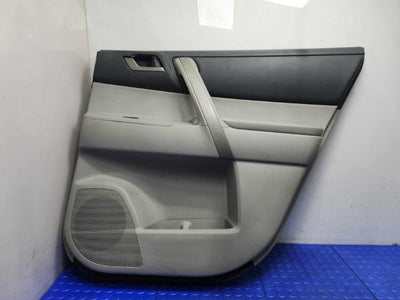 2010 Toyota Highlander Rear Door Trim Panel Right Passenger Side Gray OEM 676300E191B0,RH