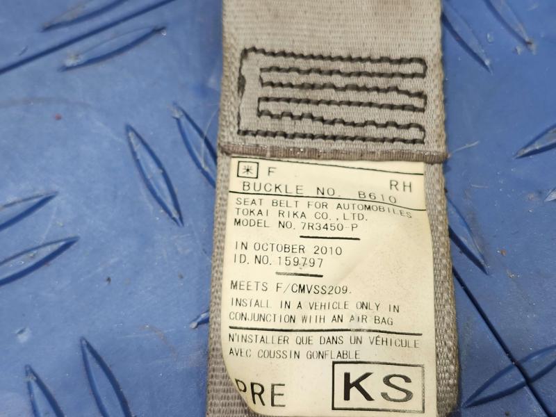 2011 Subaru Forester Front Seat Belt