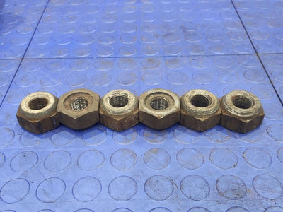 1988-2025 Isuzu NPR OEM Steel Wheel Lug Nuts 6 Pcs Genuine Factory