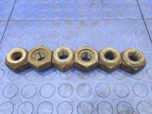 1988-2025 Isuzu NPR OEM Steel Wheel Lug Nuts 6 Pcs Genuine Factory