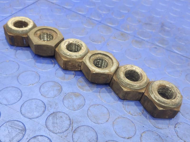 1988-2025 Isuzu NPR OEM Steel Wheel Lug Nuts 6 Pcs Genuine Factory