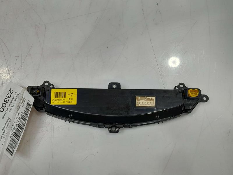2012 Genesis Genesis Heater A/C Control