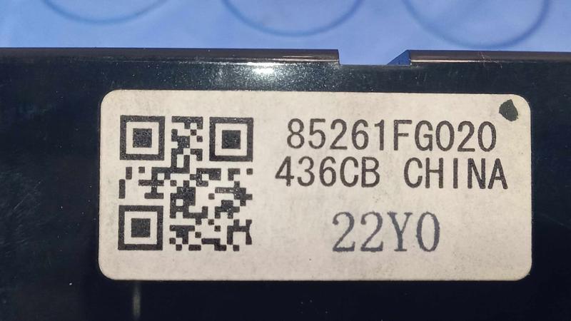 2009-2011 Subaru Forester Dash Clock and Temperature Display OEM 85261FG020