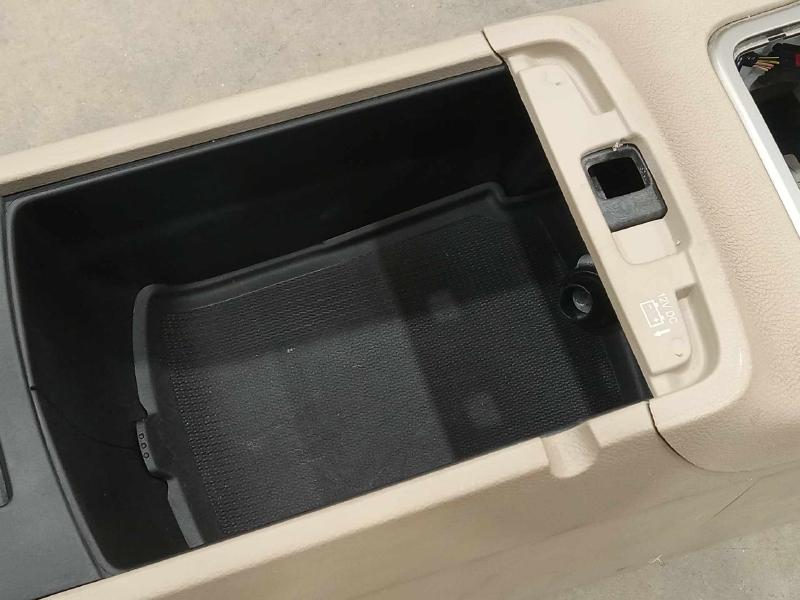 2012-2013 Jeep Grand Cherokee Center Floor Console Assembly Beige Leather OEM