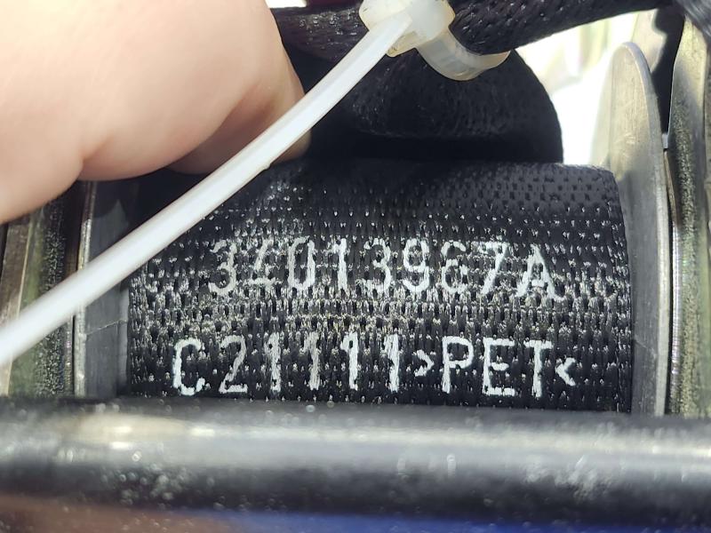 2011 Maserati Quattroporte Rear Seat Belt