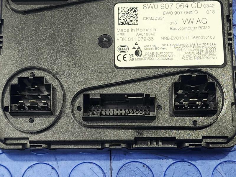 2017 Audi Q7 Contour Unit Comfort Control Module Genuine OEM 8W0907064