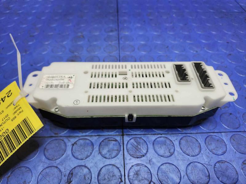 2017 Mitsubishi Outlander Heater A/C Control