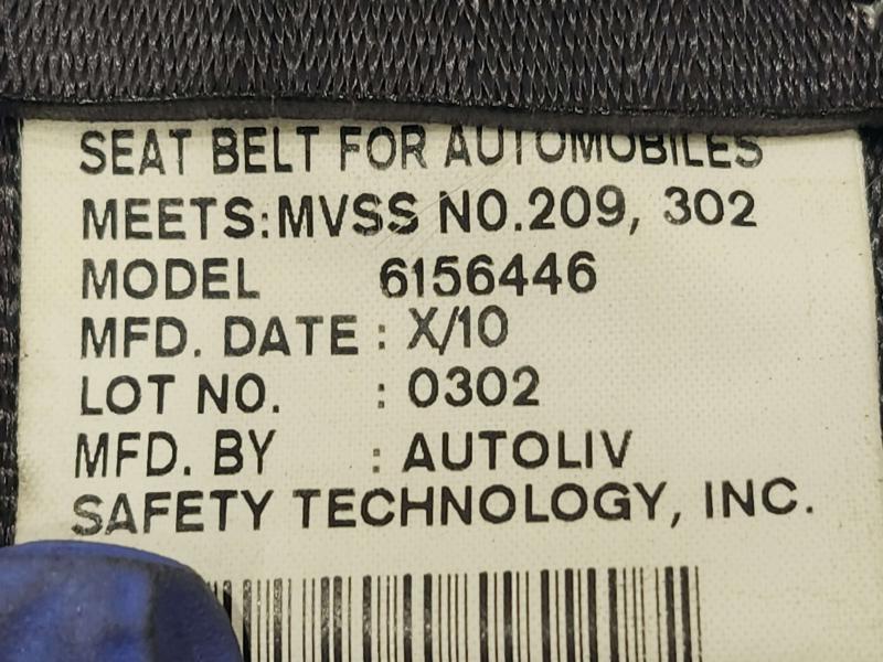 2011 Honda Pilot Rear Seat Belt