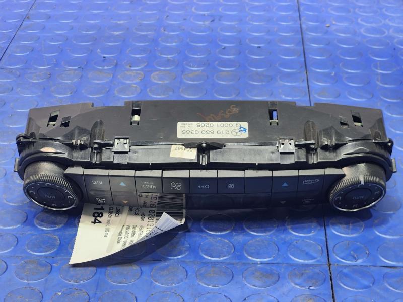 2006 Mercedes CLS-Class Heater A/C Control