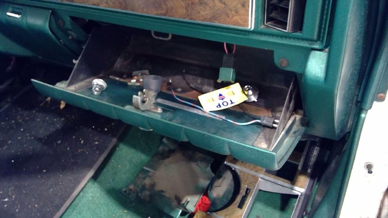 1975 - 1980 Ford Granada Glove Box Compartment - Green OEM
