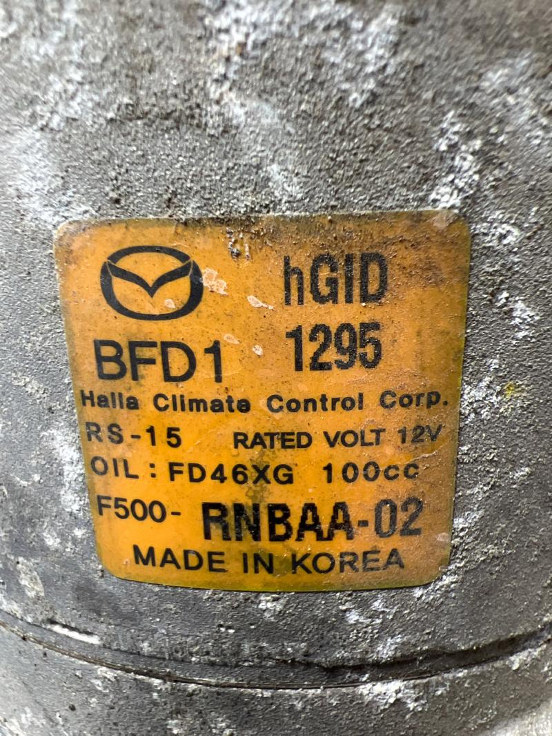 2012 Mazda Mazda3 A/C Air Compressor