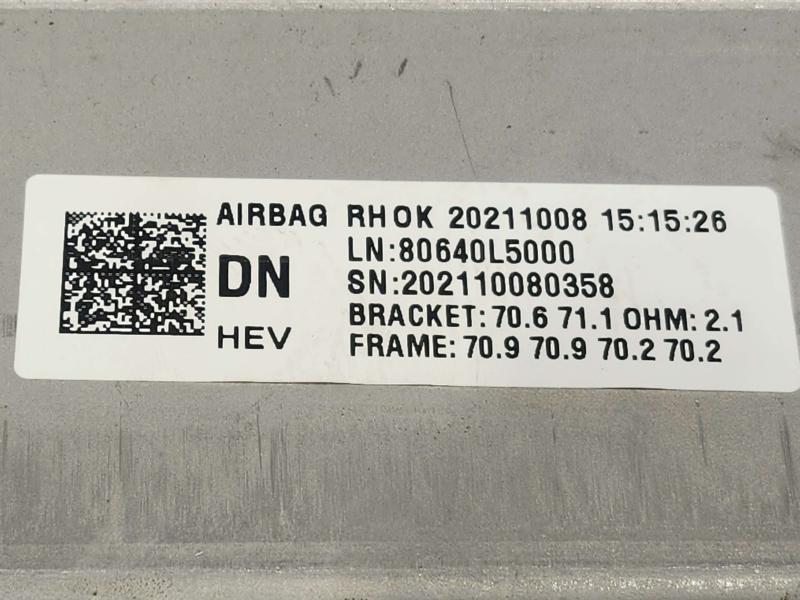 2022 Hyundai Sonata Air Bag