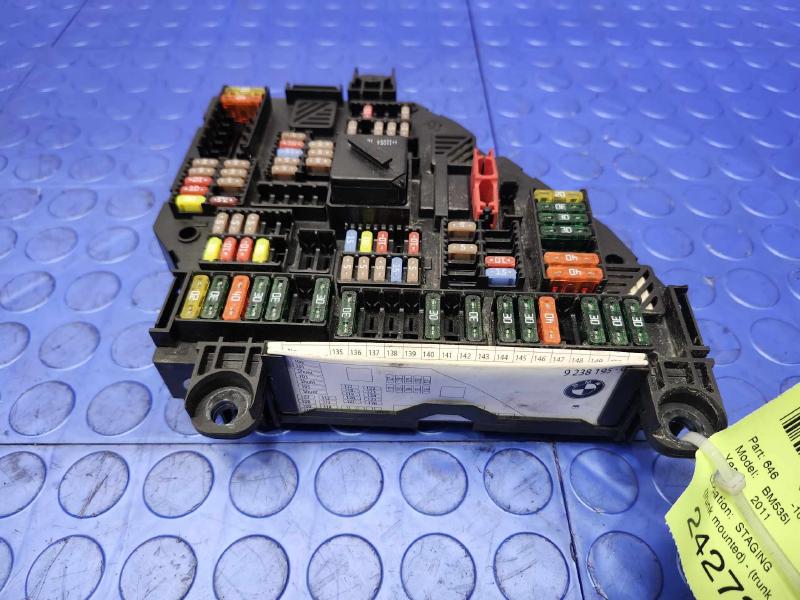 2011 BMW 5-Series F10 F11 Trunk Power Distribution Fuse Box OEM 61149234423