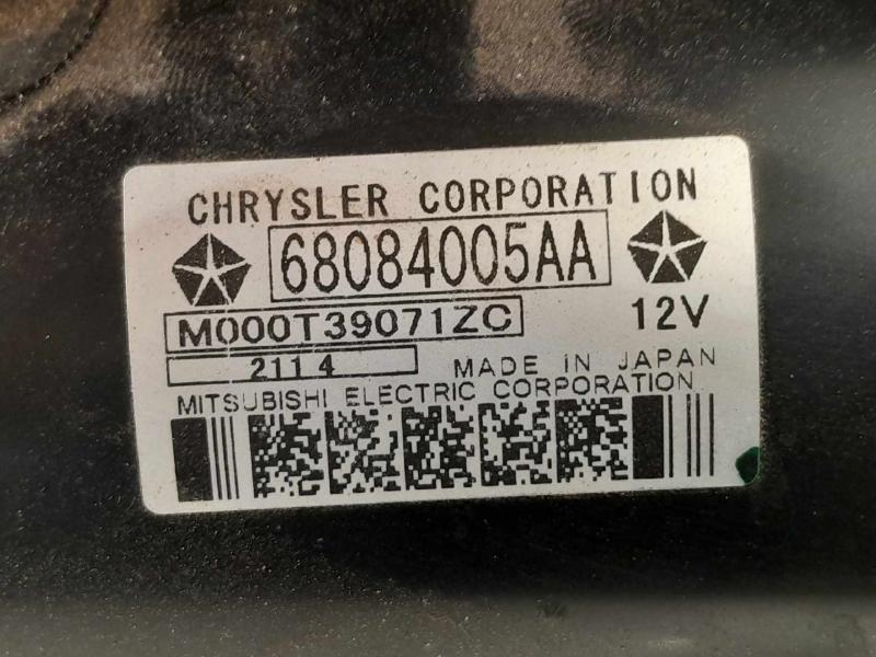 2015 Jeep Cherokee Starter Motor