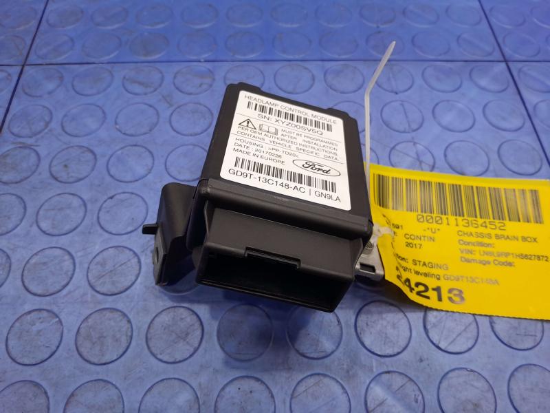 2017-2020 Lincoln Continental Headlamp Leveling Control Module OEM GD9T13C148AC