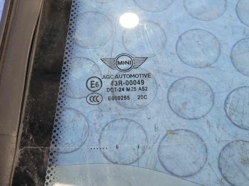 2016 MINI Cooper Quarter Glass/Window